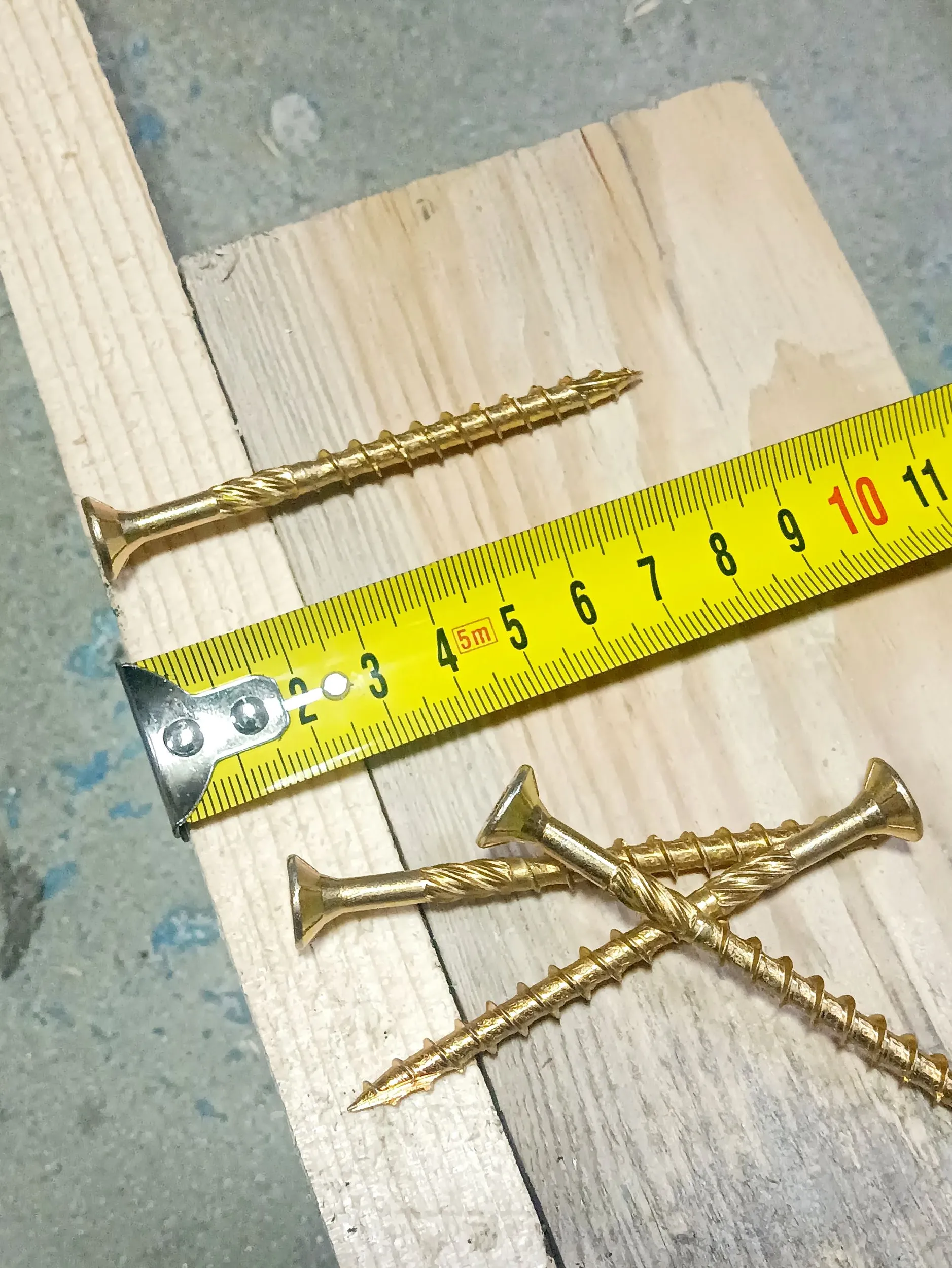 Саморезы конструкционные 6х80 по дереву потай Torx 30