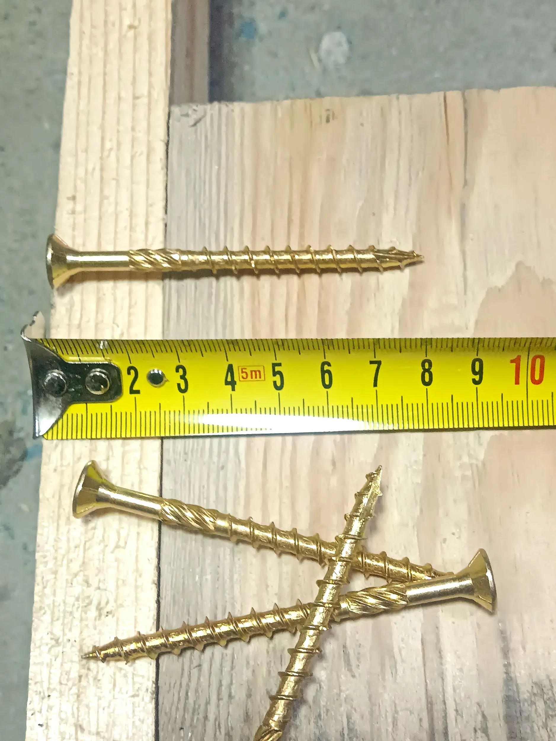 Саморезы конструкционные 6х80 по дереву потай Torx 30