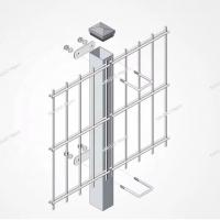 Крепежная скоба для  3д сетки забора 40х40