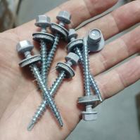 Саморезы кровельные 4,8х50 RAL 7004 (сигнальный серый)