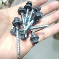 Саморезы кровельные 4,8х50 RAL 7024 (графит серый)