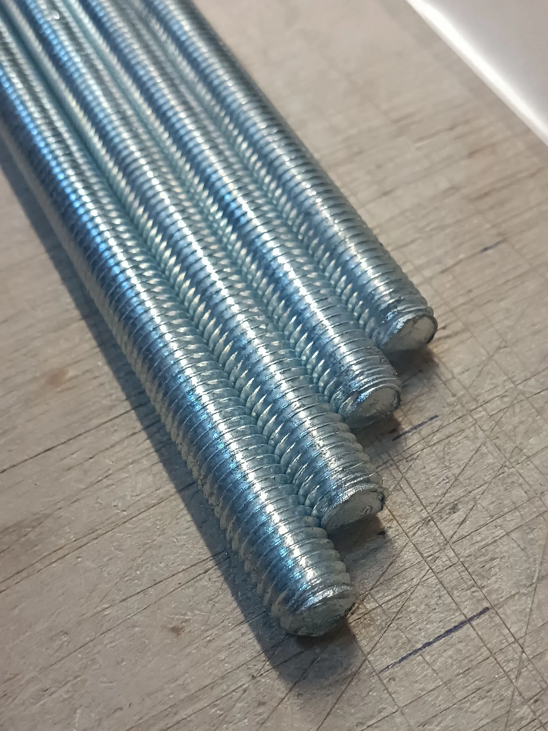 Шпилька резьбовая усиленная м8х2000
